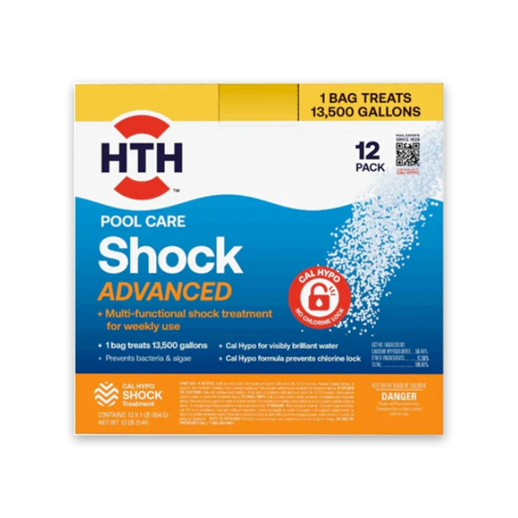 HTH 52037R Pool Care Shock Advanced 12-Pack: $34.35