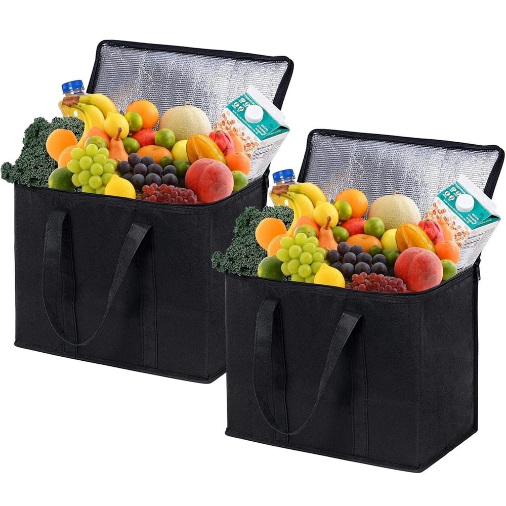 Hengbo Insulated Grocery Shopping Bags 2-Pack: $10.25 Hengbo Insulated Grocery Shopping Bags 2-Pack: $10.25
