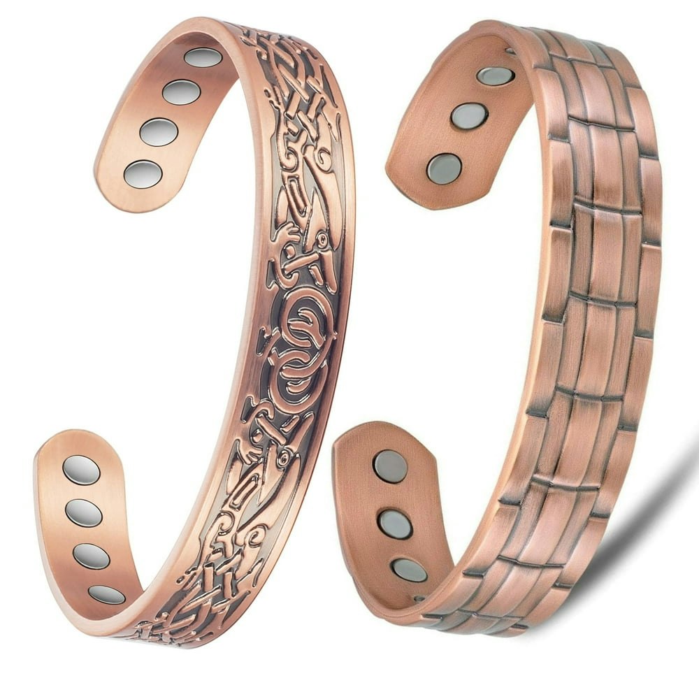 Wollet Copper Magnetic Bracelet 2-Pack: $12.14