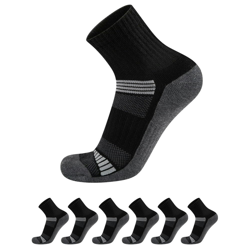 Cooplus Men's Cushioned Ankle Socks 6-Pack: $10.89