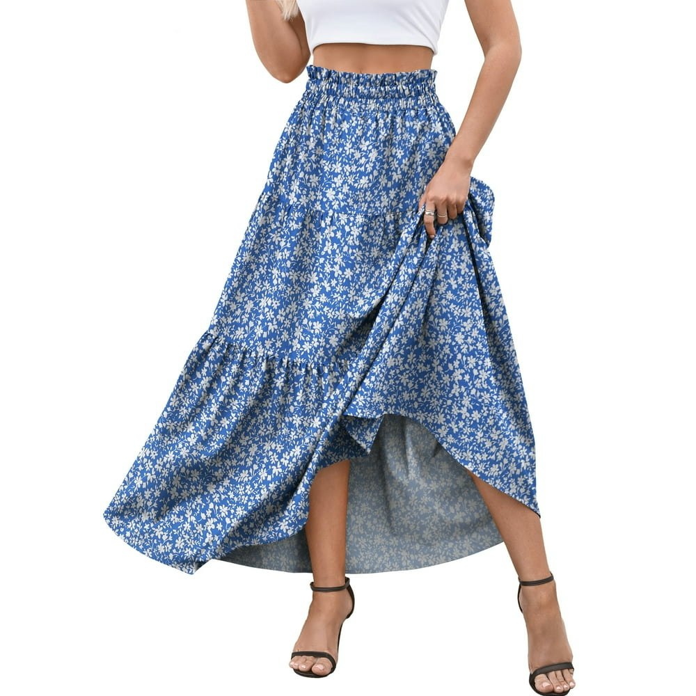 A.Jesdani Women's High Waist Tiered Maxi Skirt: $16.99 A.Jesdani Women's High Waist Tiered Maxi Skirt: $16.99