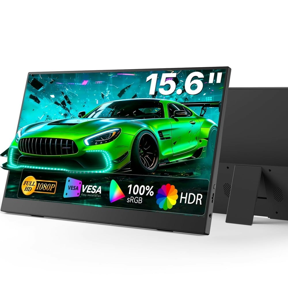 15.6-Inch 1080p HDR IPS Portable Monitor: $59.39 15.6-Inch 1080p HDR IPS Portable Monitor: $59.39