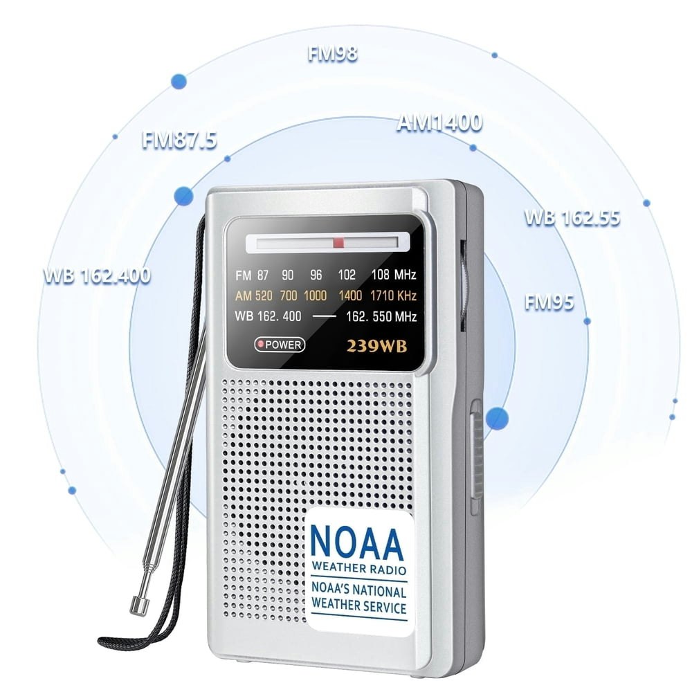 Greadio NOAA Weather Radio: $16.92