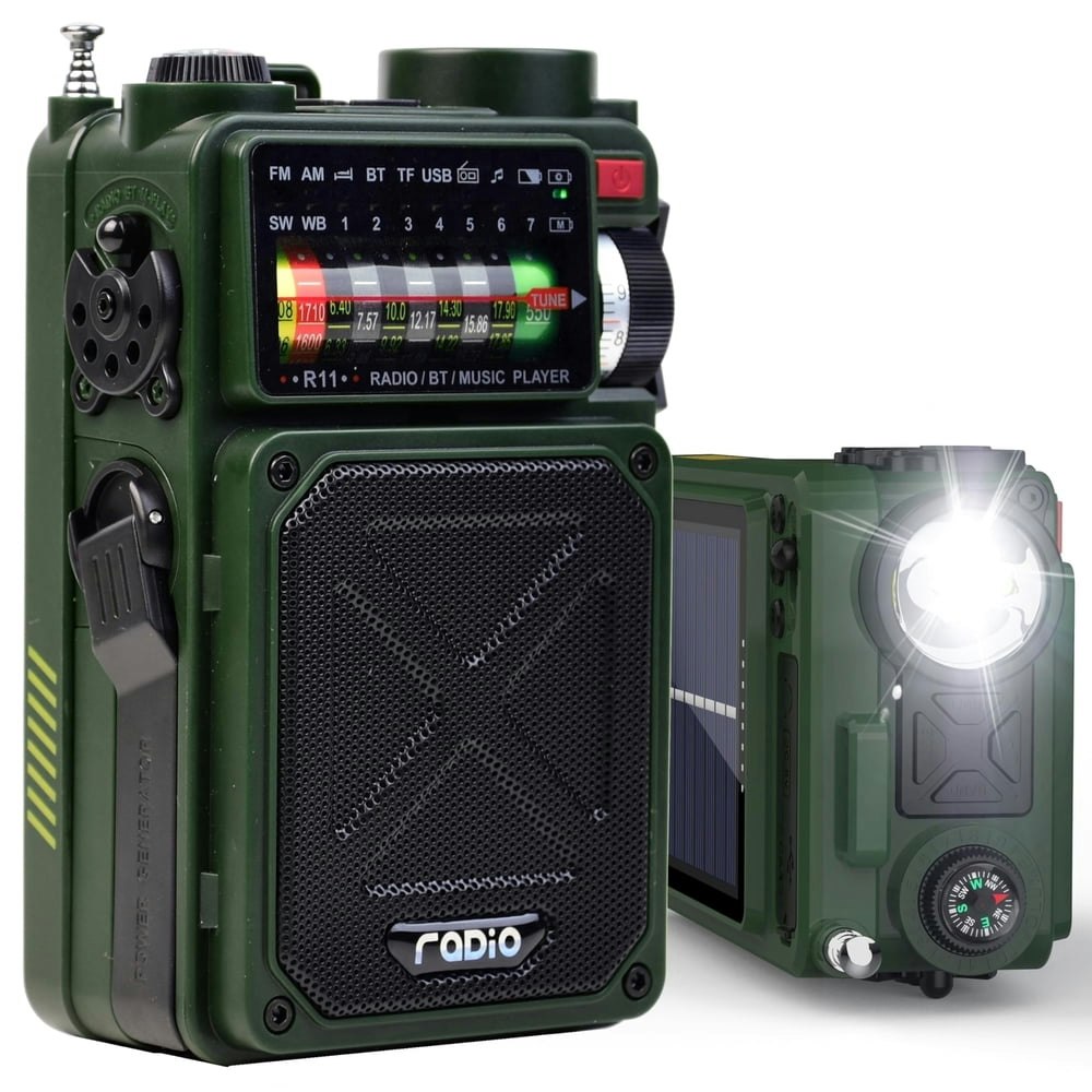 Jazmm 4,000mAh Solar Emergency Radio: $35.97 Jazmm 4,000mAh Solar Emergency Radio: $35.97