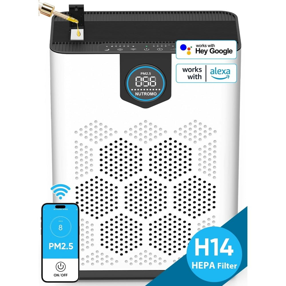 Nutromo WiFi Smart Air Purifier for Large Rooms: $89.99 Nutromo WiFi Smart Air Purifier for Large Rooms: $89.99