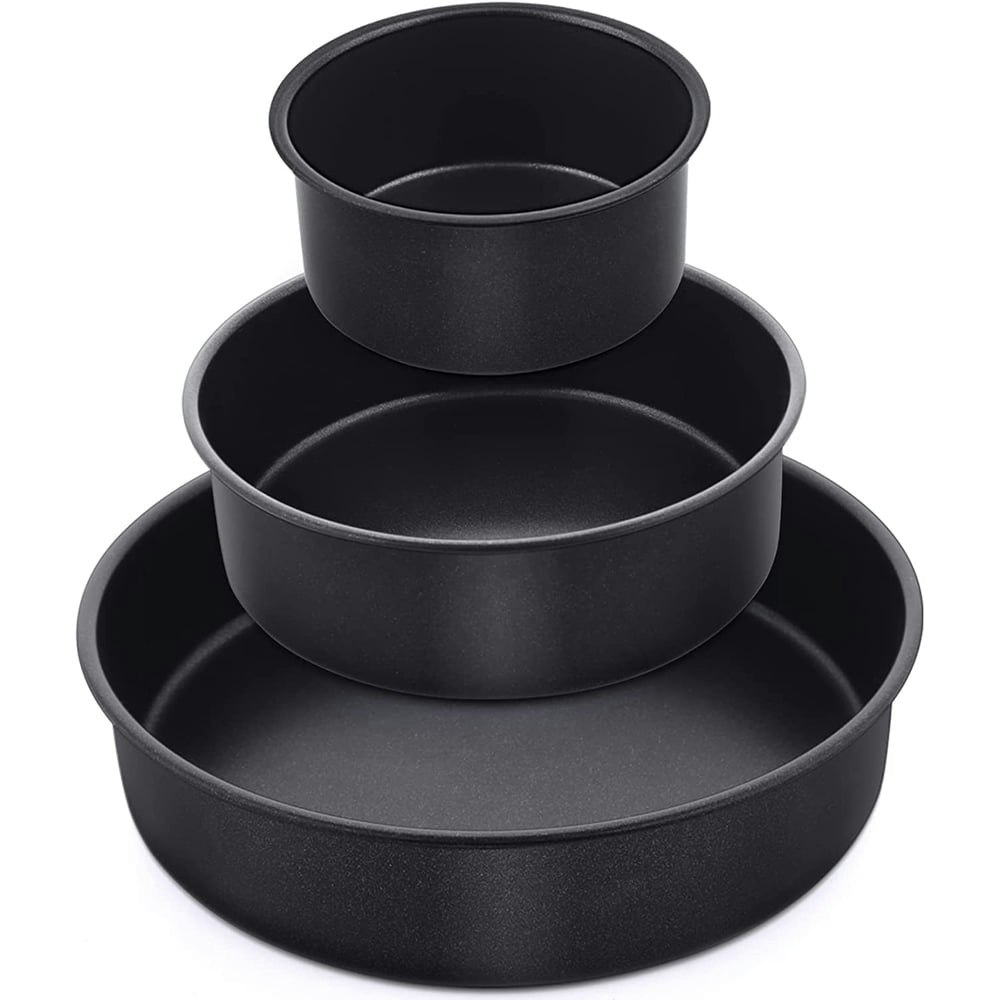 Walchoice Non-stick Round Cake Pan 3-Piece Set: $13.49 Walchoice Non-stick Round Cake Pan 3-Piece Set: $13.49