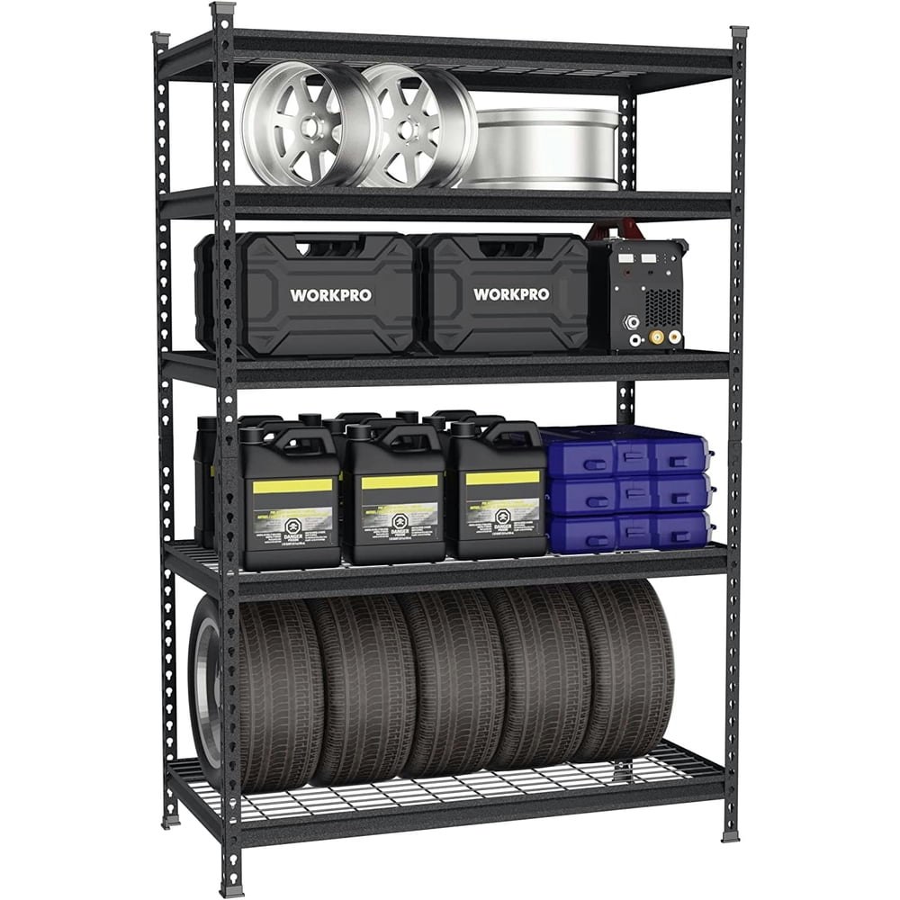 WORKPRO 5-Tier Metal Storage Shelving Unit: $149.99 WORKPRO 5-Tier Metal Storage Shelving Unit: $149.99