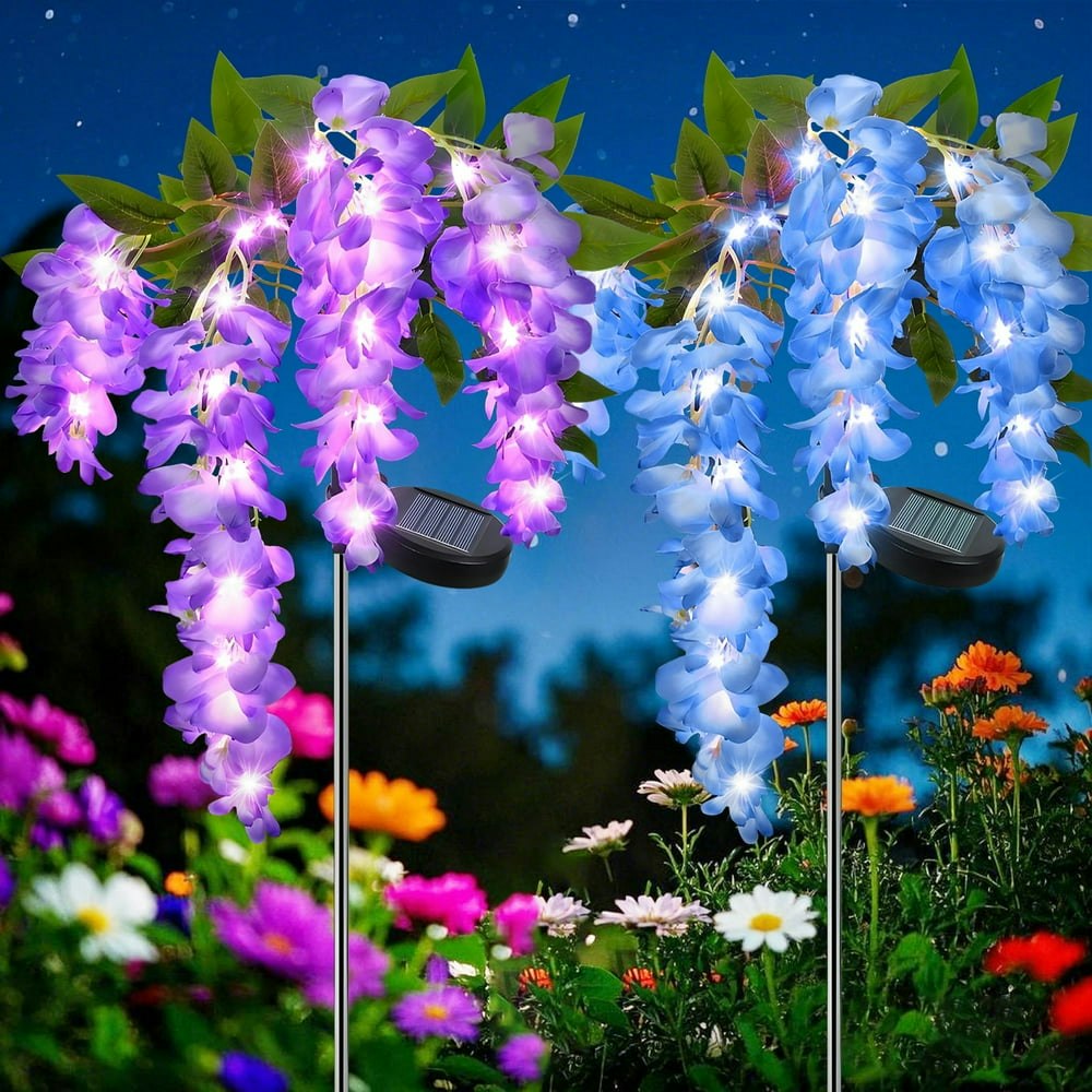 Rirool Solar Wisteria Flower Lights 2-Pack: $16.99 Rirool Solar Wisteria Flower Lights 2-Pack: $16.99