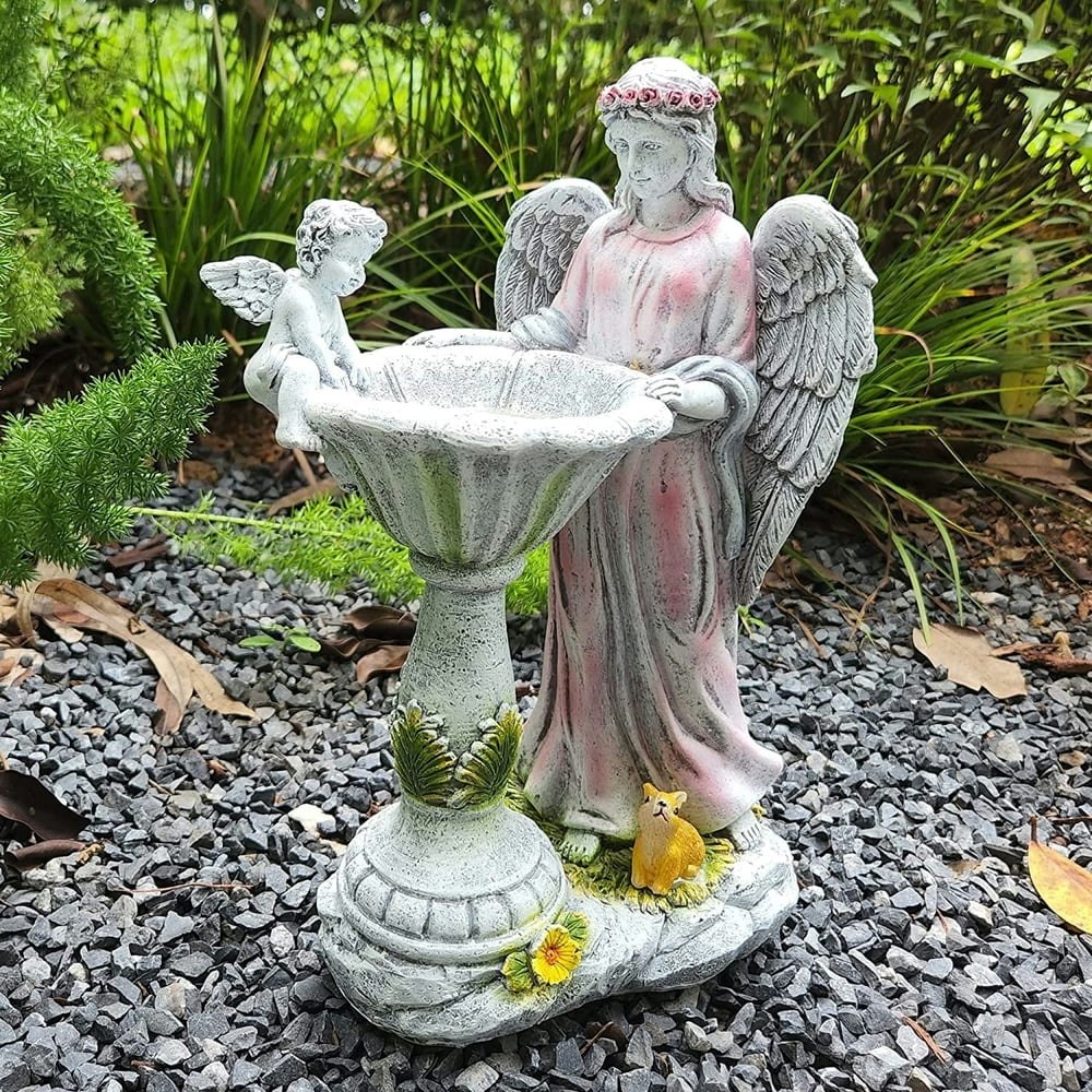 JahyShow Solar Color-Changing Angel Figurine: $26.99