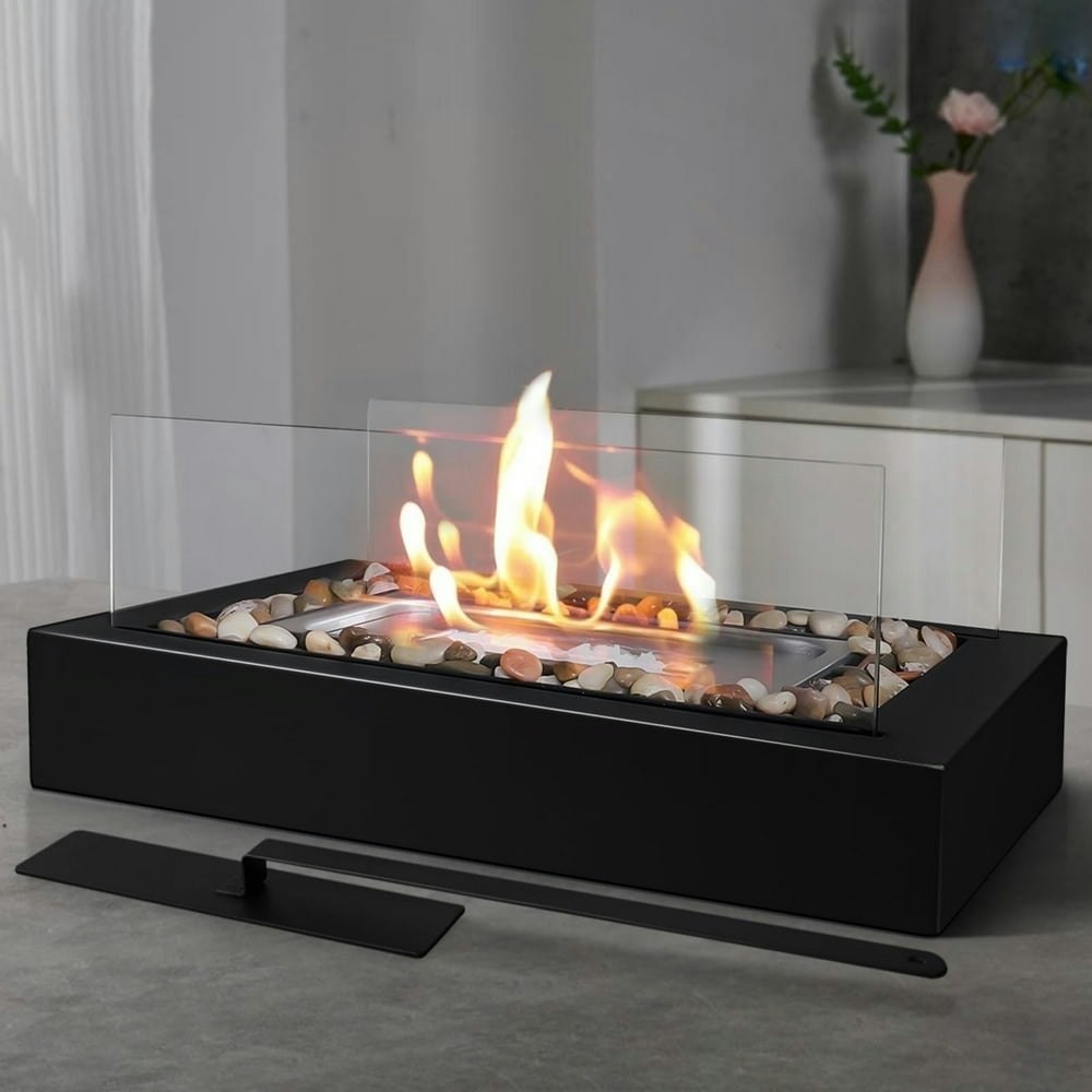 East Flame Rectangular Tabletop Fire Pit: $26.99