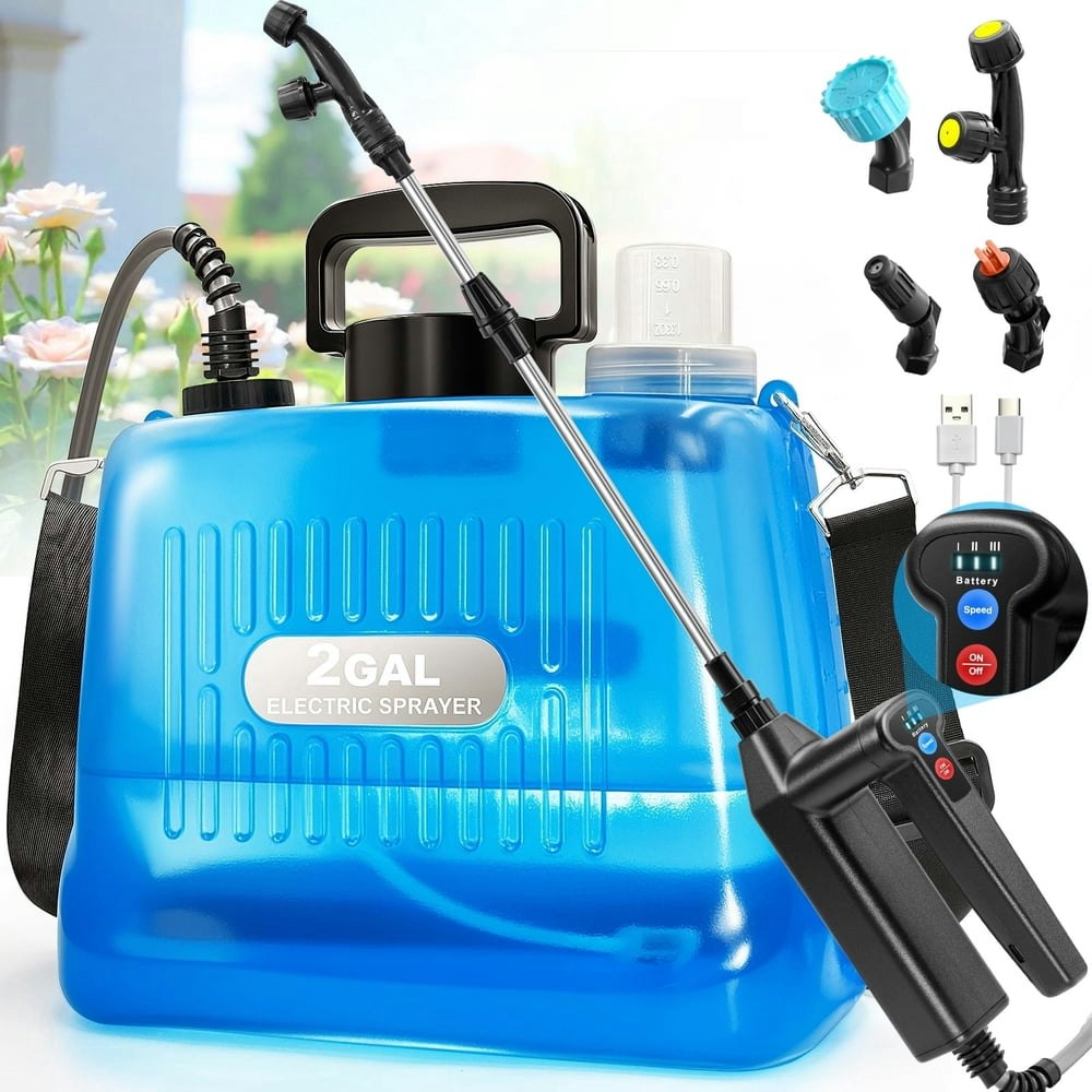 Sylmax 2-Gallon Battery Powered Garden Sprayer: $33.99 Sylmax 2-Gallon Battery Powered Garden Sprayer: $33.99
