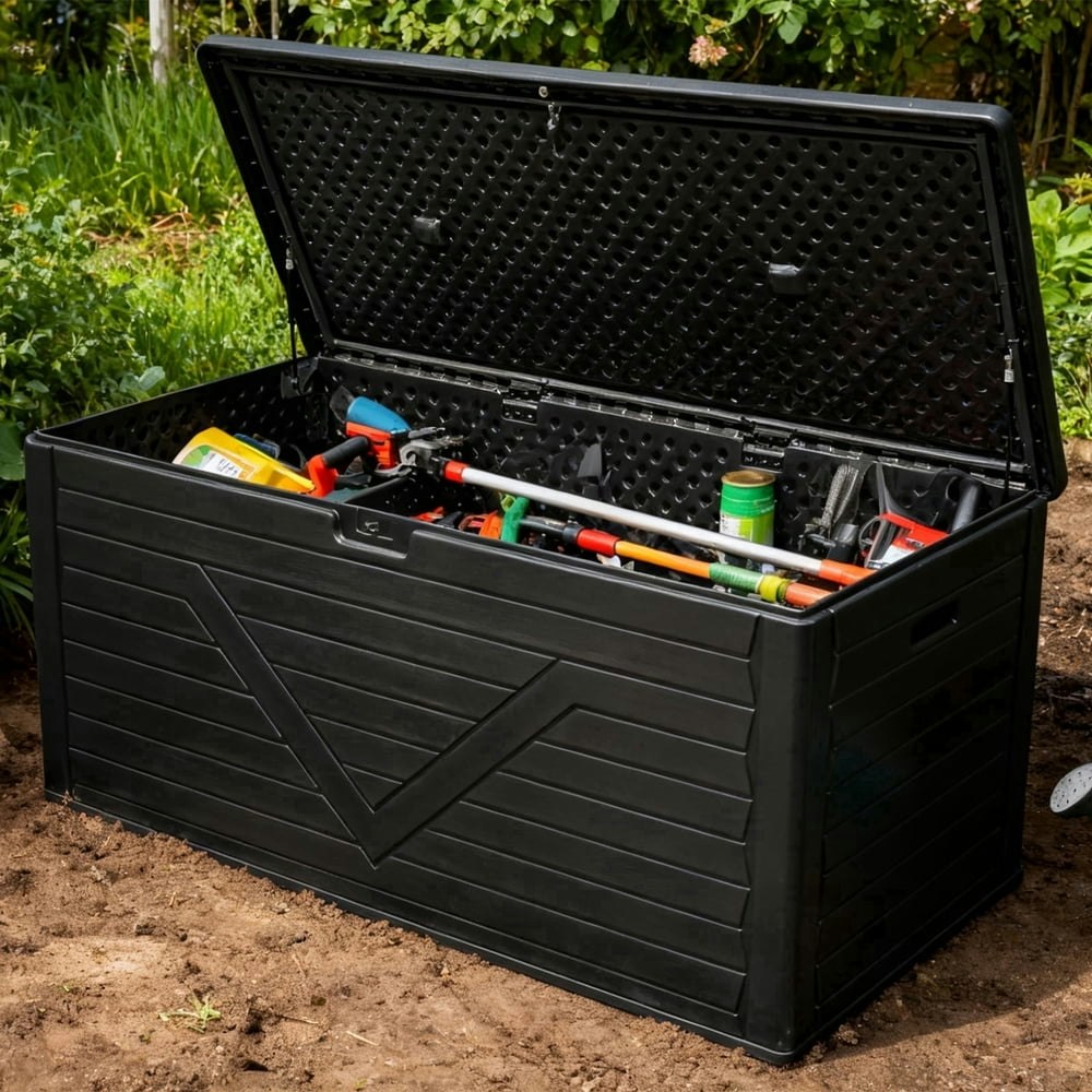 Wasuhe 260-Gallon Outdoor Storage Box: $219.99 Wasuhe 260-Gallon Outdoor Storage Box: $219.99