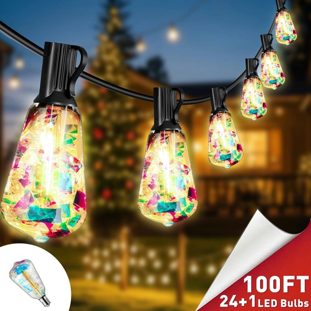 DAYBETTER Outdoor String Lights 100FT: $33.05 DAYBETTER Outdoor String Lights 100FT: $33.05