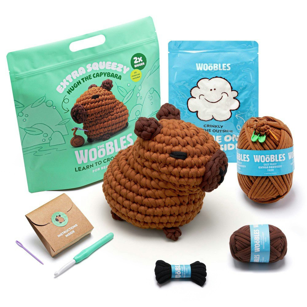 The Woobles Hugh the Capybara Crochet Kit: $49.99 The Woobles Hugh the Capybara Crochet Kit: $49.99