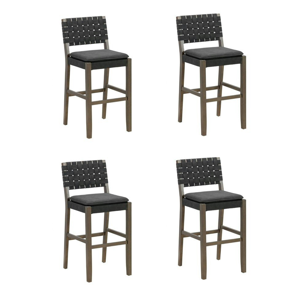 Nathan James Cohen Faux Leather Barstool 4-Pack: $983.99 Nathan James Cohen Faux Leather Barstool 4-Pack: $983.99