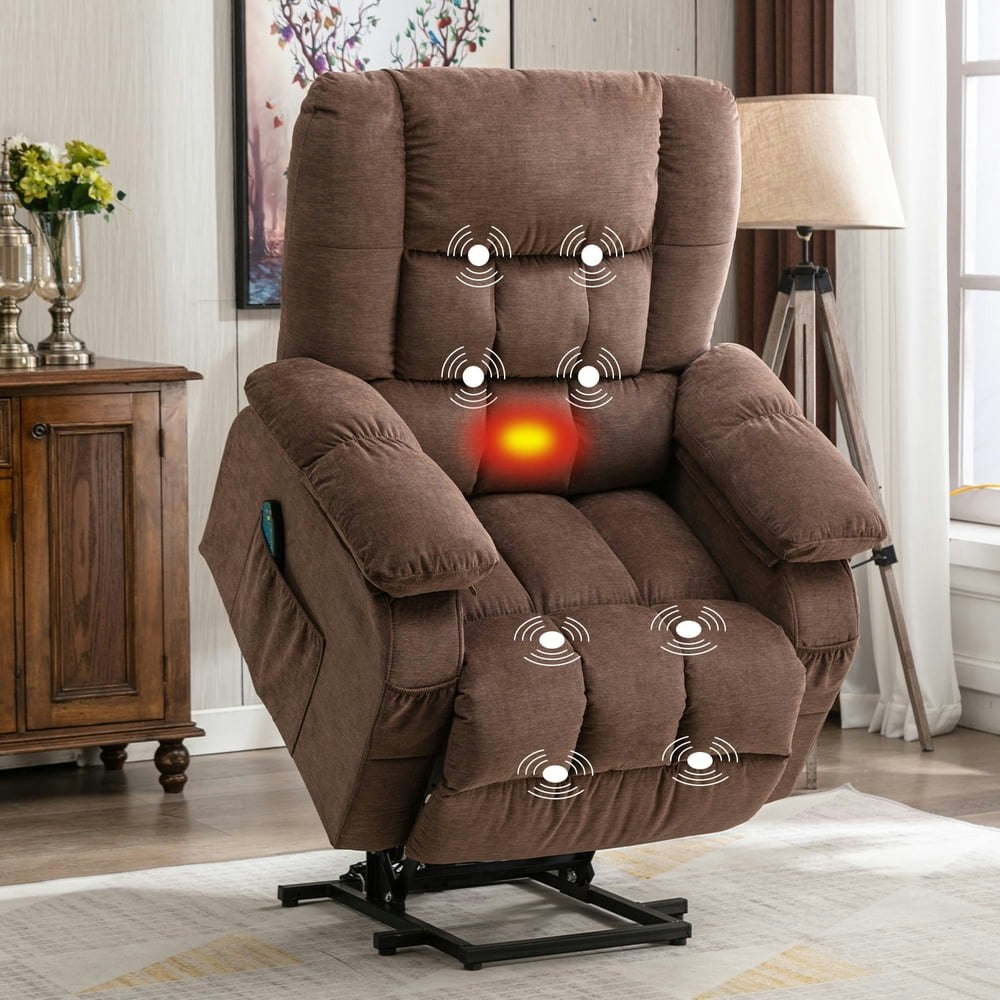 Jonpony Power Lift Heated Massage Recliner Chair: $259.99