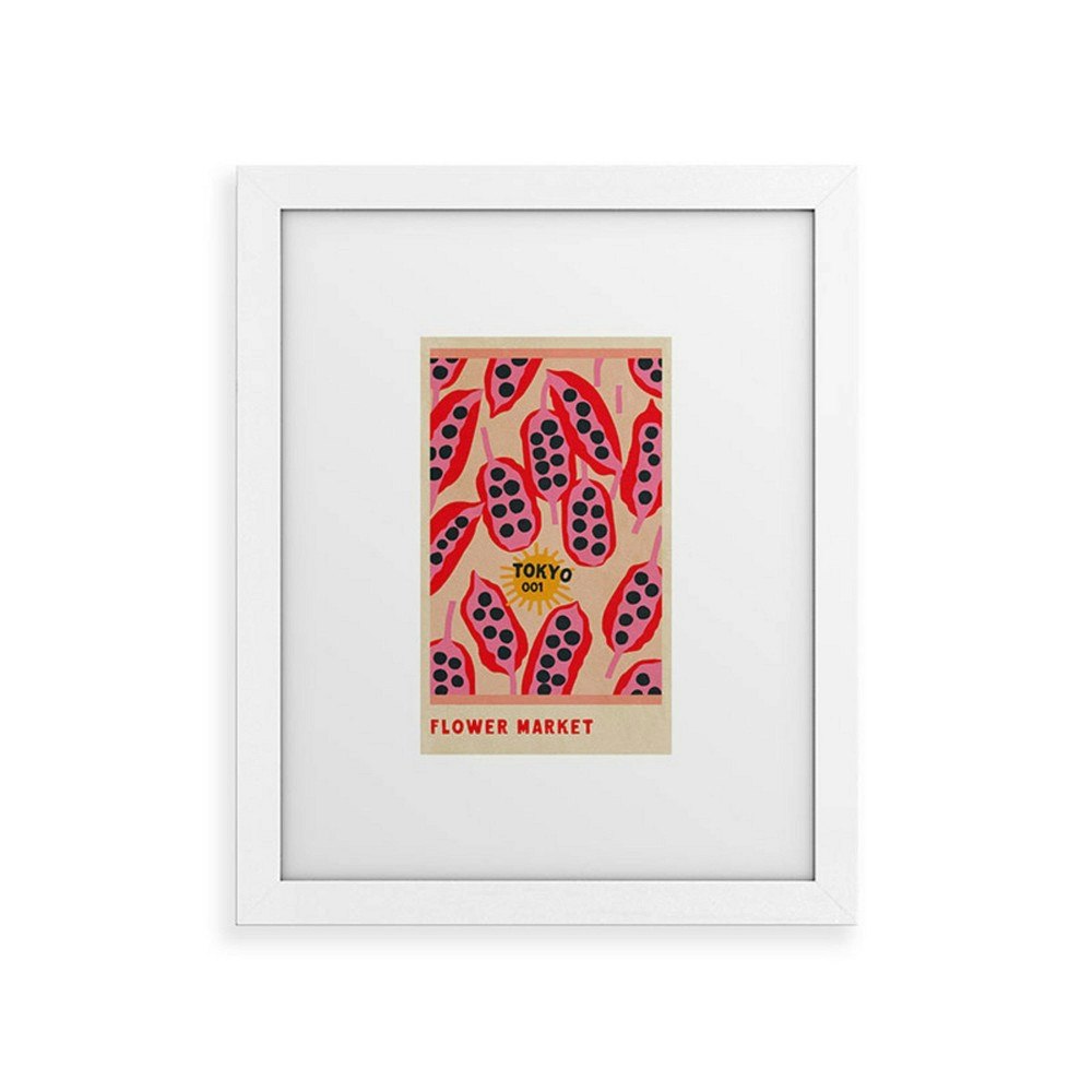 Deny Designs 18"x24" Holli Zollinger Flower Market Tokyo Framed Art Print: $99.99