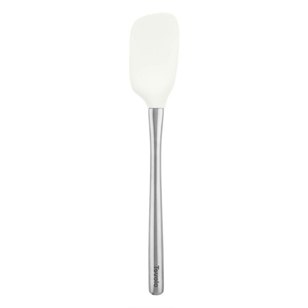 Tovolo Flex-Core Stainless Steel Handle Spoonula White: $10.49 Tovolo Flex-Core Stainless Steel Handle Spoonula White: $10.49