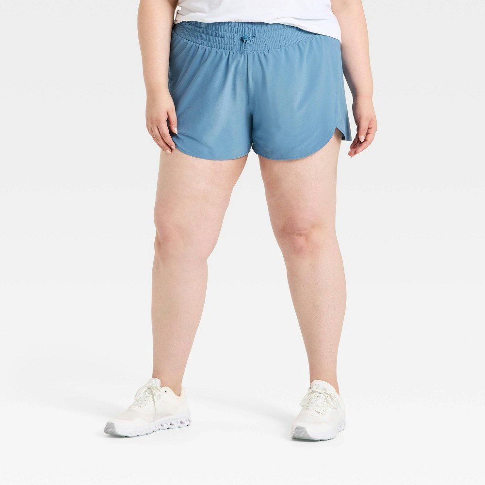 All In Motion Women's High-Rise Shorts 3" 3X: $25 All In Motion Women's High-Rise Shorts 3" 3X: $25