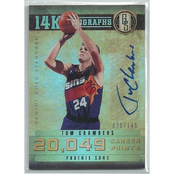 Panini Gold Standard 14K Autographs #16 Tom Chambers 149: $15
