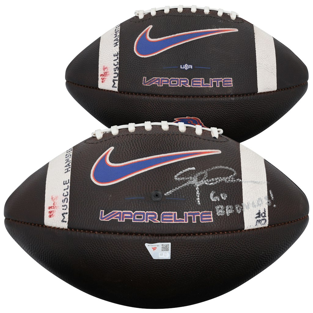 Spencer Danielson Boise State Broncos Autographed Game-Used Football: $599.99 Spencer Danielson Boise State Broncos Autographed Game-Used Football: $599.99