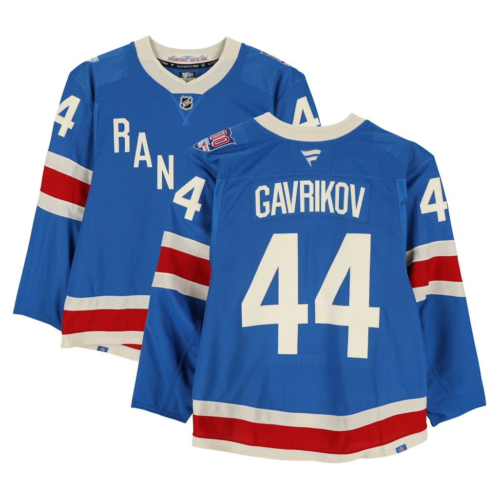 Vladislav Gavrikov New York Rangers Game-Used #44 Jersey: $2,749.99 Vladislav Gavrikov New York Rangers Game-Used #44 Jersey: $2,749.99