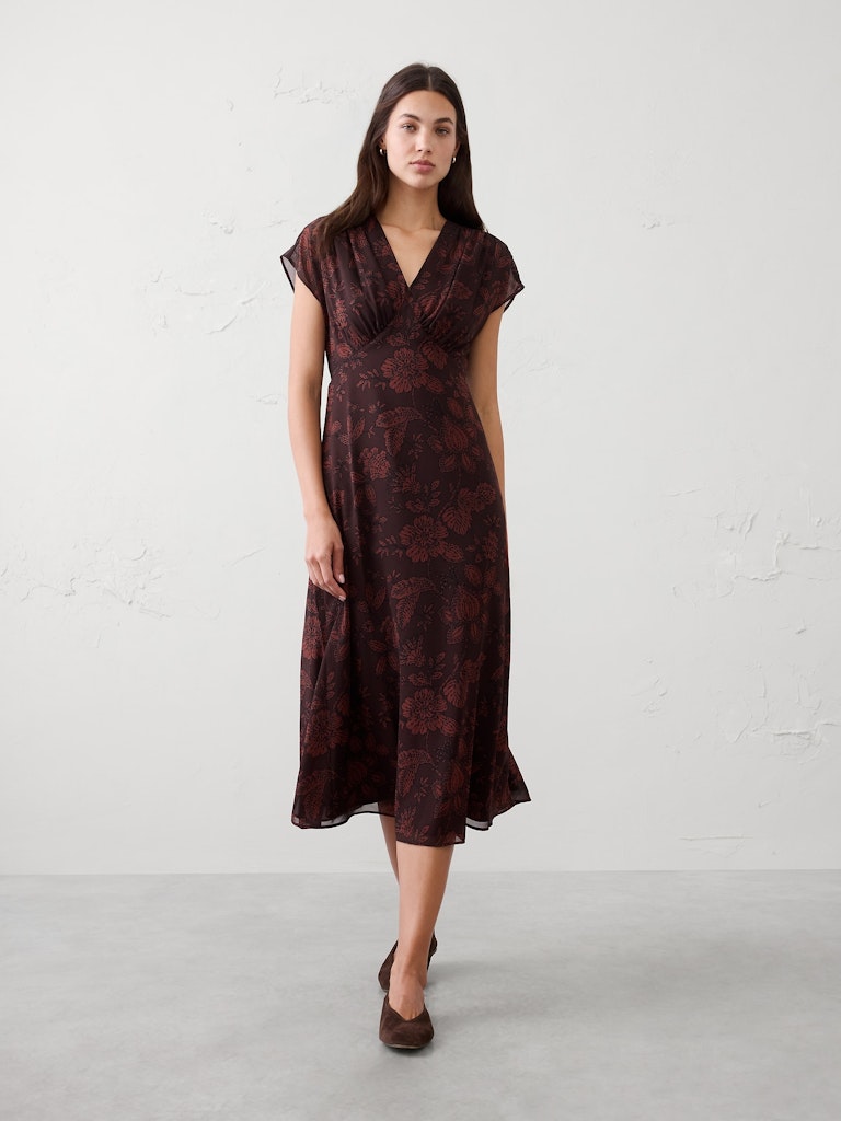 Gathered Empire Midi Dress: $119.97 Gathered Empire Midi Dress: $119.97