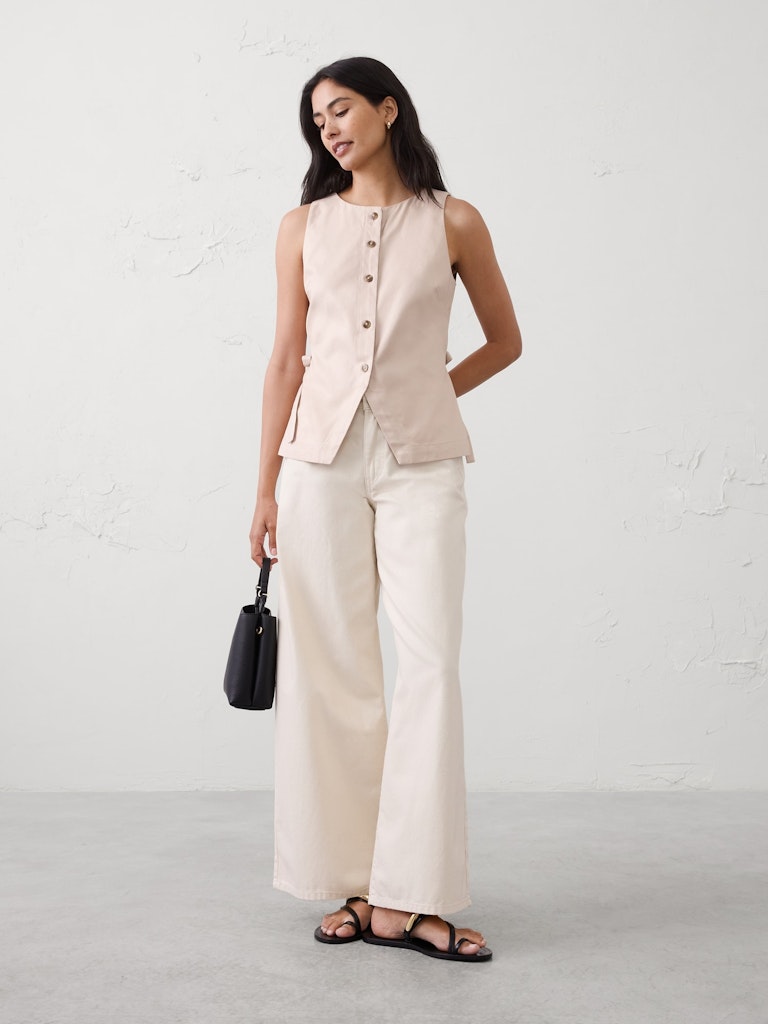 Side-Tie Vest: $47.50 Side-Tie Vest: $47.50