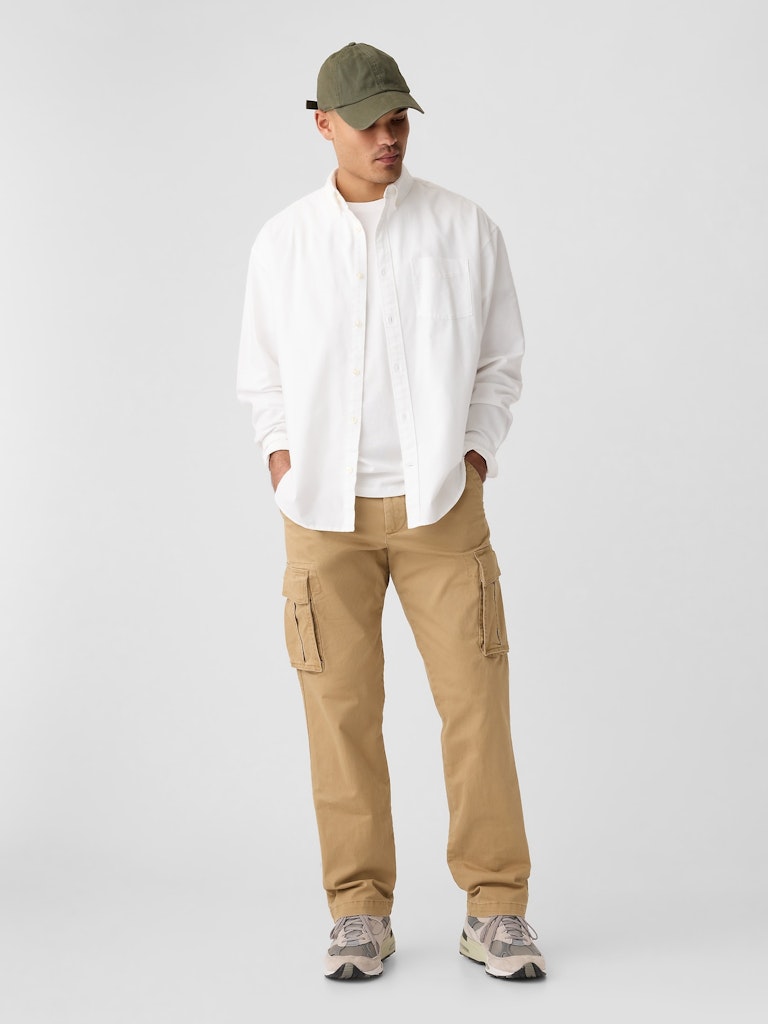 GapFlex Essential Straight Cargo Pants: $27.99 GapFlex Essential Straight Cargo Pants: $27.99