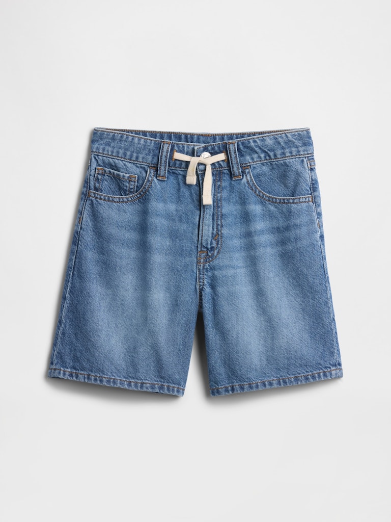 Kids' Mid-Rise Drawstring Denim Shorts: $19.99 Kids' Mid-Rise Drawstring Denim Shorts: $19.99