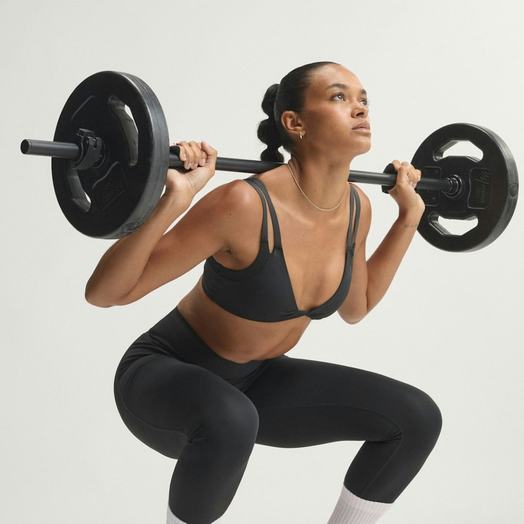 Optime Workout Twist Support Bra: $50 Optime Workout Twist Support Bra: $50