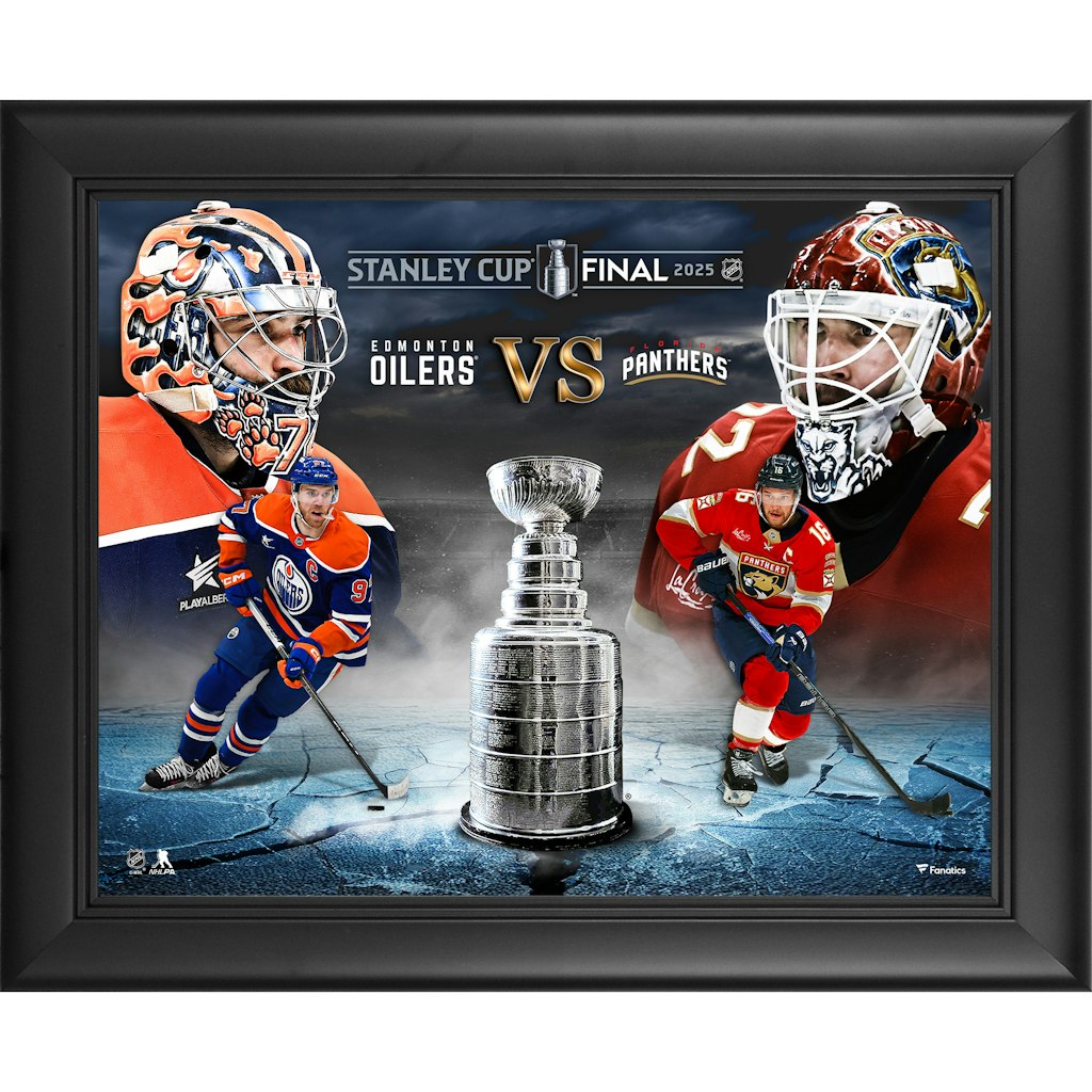 Edmonton Oilers vs. Florida Panthers 2025 Stanley Cup Final Framed Collage: $49.99 Edmonton Oilers vs. Florida Panthers 2025 Stanley Cup Final Framed Collage: $49.99