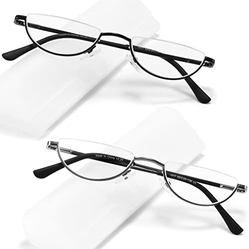 Toveen Half Lens Reading Glasses 2-Pack: $12.99 Toveen Half Lens Reading Glasses 2-Pack: $12.99