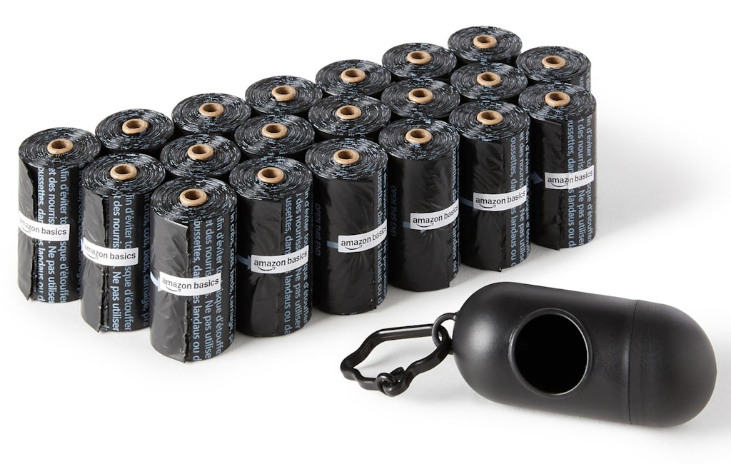 Amazon Basics Dog Poop Leak Proof Bag 300-Pack w/ Dispenser & Leash Clip: $8 via Sub. & Save