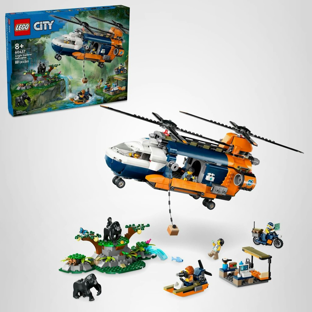 LEGO City Jungle Explorer Helicopter: $70 w/ Prime