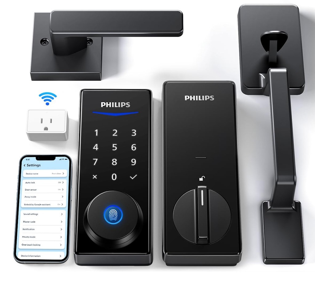 Philips WiFi Smart Lock w/ Handle & Keypad: $142 w/ Prime Philips WiFi Smart Lock w/ Handle & Keypad: $142 w/ Prime