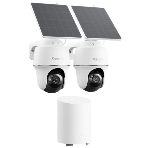 Reolink Argus PT Solar Security Camera 2-Pack with Home Hub Mini: $200 w/ Prime Reolink Argus PT Solar Security Camera 2-Pack with Home Hub Mini: $200 w/ Prime