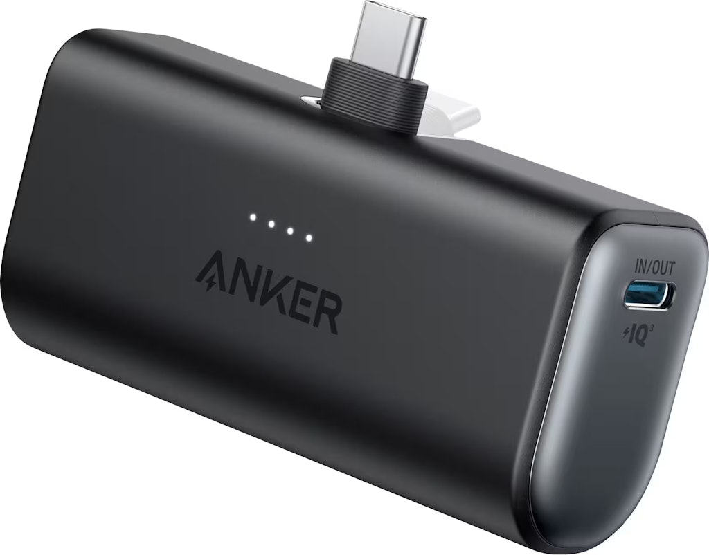 Anker 5000mAh Nano Power Bank w/ Built-in Foldable USB-C Connector: $10 Anker 5000mAh Nano Power Bank w/ Built-in Foldable USB-C Connector: $10