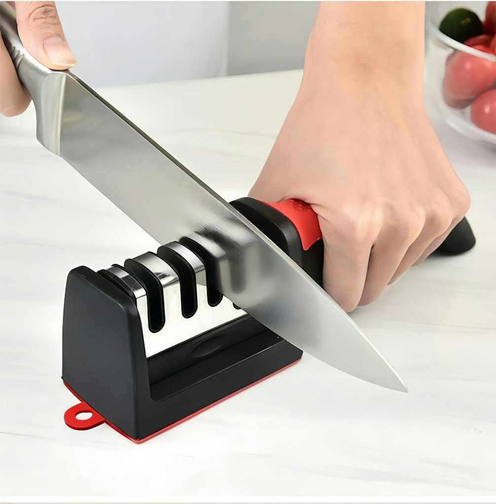 4-Stage Knife Sharpener: $2.22 4-Stage Knife Sharpener: $2.22