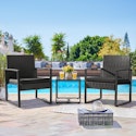 Lacoo 3-Piece Outdoor Bistro Chair Set for $80 + free shipping