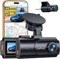 GKU 4K Front and Rear Dual Dash Cam for $100 w/ Prime + free shipping