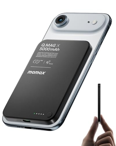 MOMAX Magnetic Wireless Power Bank 5000mAh: $26 w/ Prime MOMAX Magnetic Wireless Power Bank 5000mAh: $26 w/ Prime
