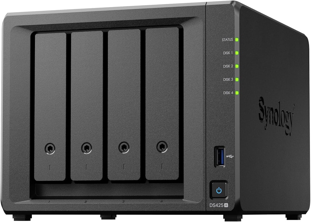 Synology DS425+ 4-Bay Diskless NAS Server: $416