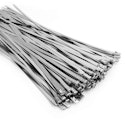 11.8" Metal Zip Ties 100-Pack for $8 + free shipping w/ Prime