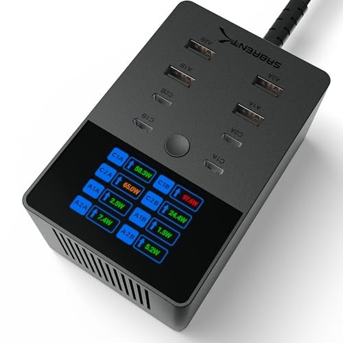 Sabrent Voltik 252W 8-Port USB C and USB A Charging Station: $59 w/ Prime Sabrent Voltik 252W 8-Port USB C and USB A Charging Station: $59 w/ Prime
