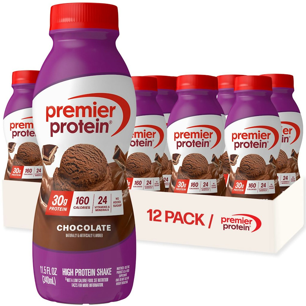 Premier Protein Chocolate Shake 12-Pack: $20 w/ Sub & Save Premier Protein Chocolate Shake 12-Pack: $20 w/ Sub & Save