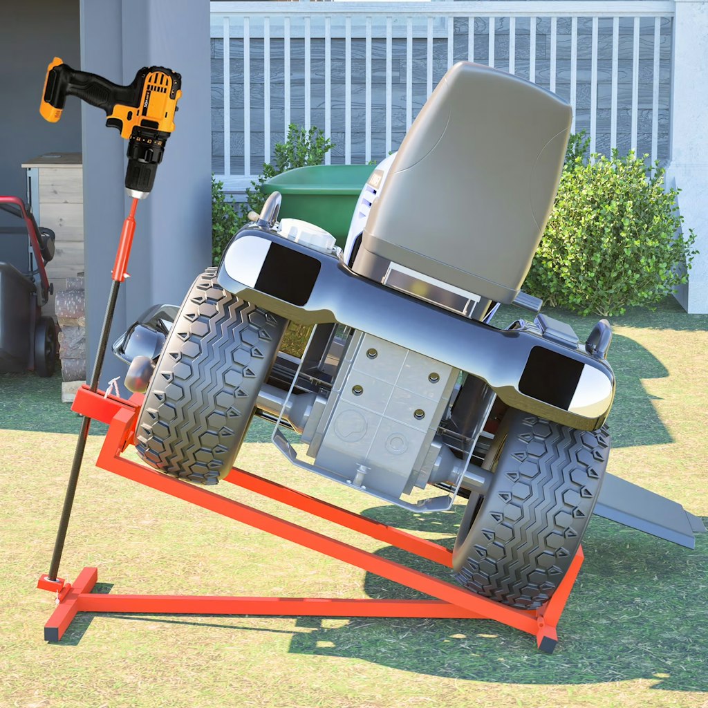 882-lb.-Capacity Lawn Mower Lift Jack: $67 882-lb.-Capacity Lawn Mower Lift Jack: $67