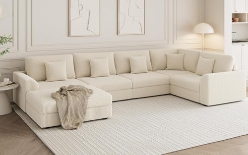 Oversized Modular Sectional Sofa w/ Storage & Ottoman: $769.99 Oversized Modular Sectional Sofa w/ Storage & Ottoman: $769.99