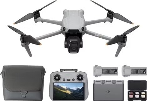 DJI Air 3S Fly More Combo RC 2 Screen Remote Controller Drone: $1,439