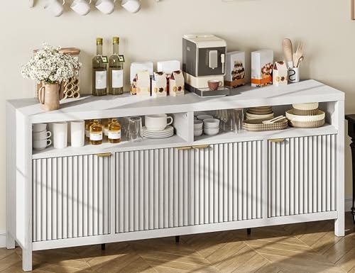 Garvee Fluted Sideboard Buffet Cabinet: $123.49